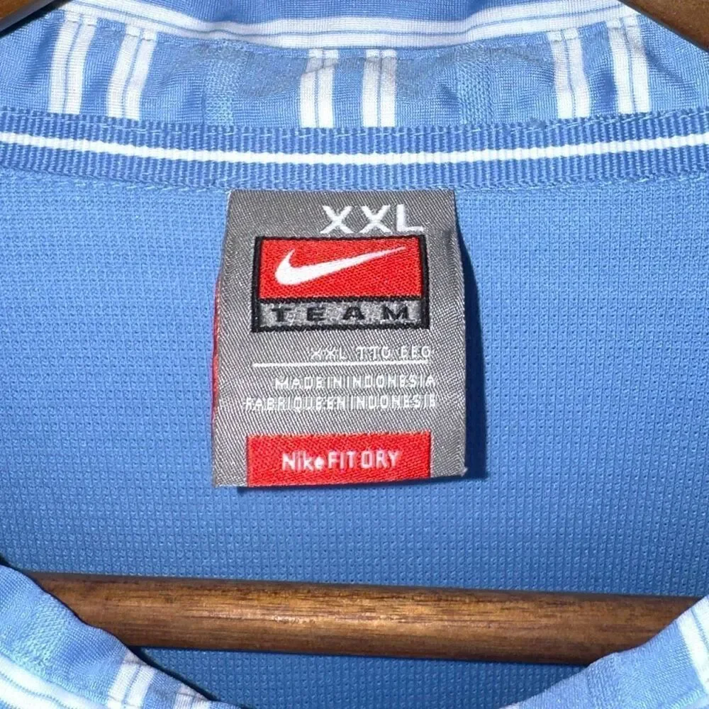 UNC University of North Carolina Nike Golf Dri Fit Golf Polo Shirt Size XXL - Picture 2 of 9